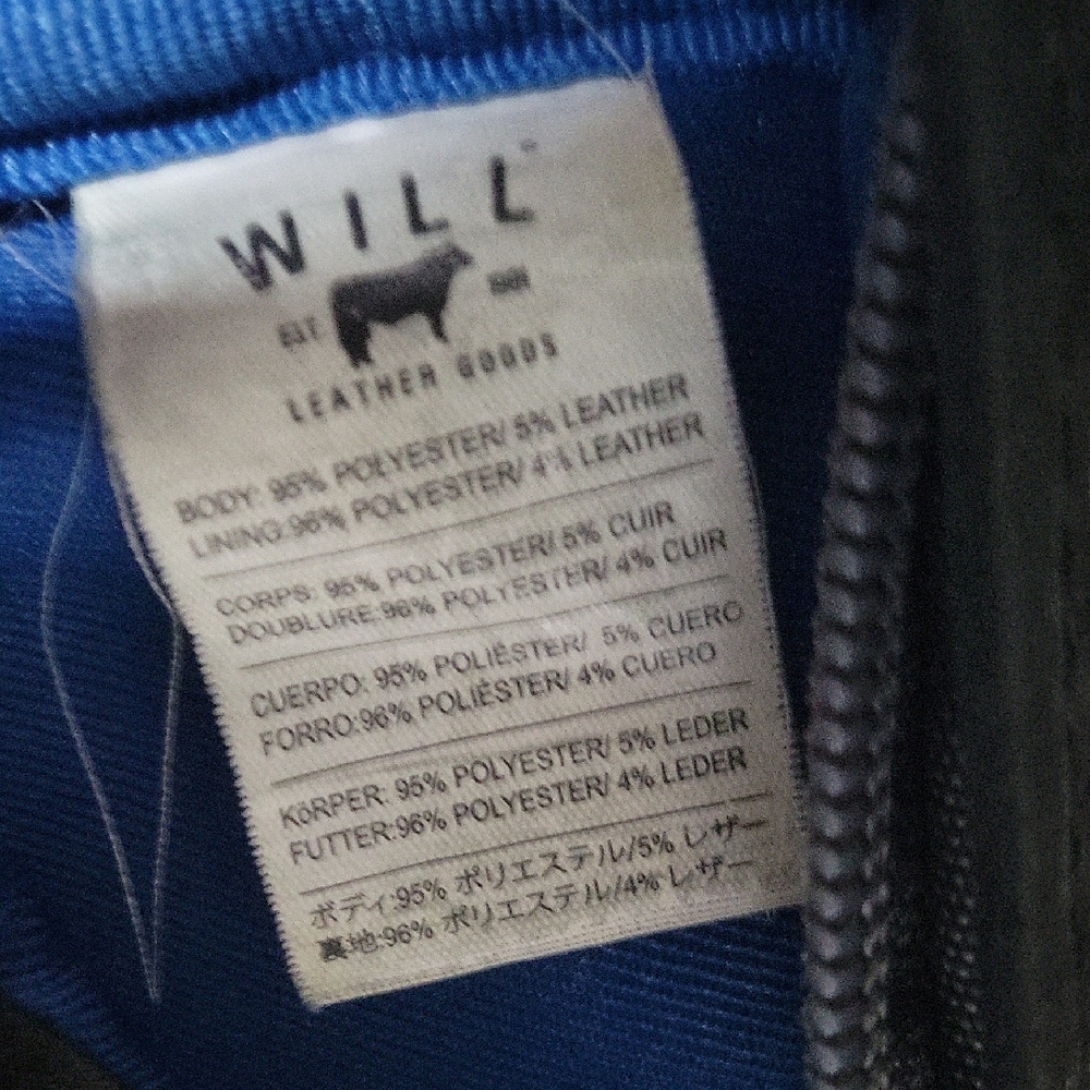 Will Leather Goods Give Will Charcoal and Black Backpack - Picture 5 of 5